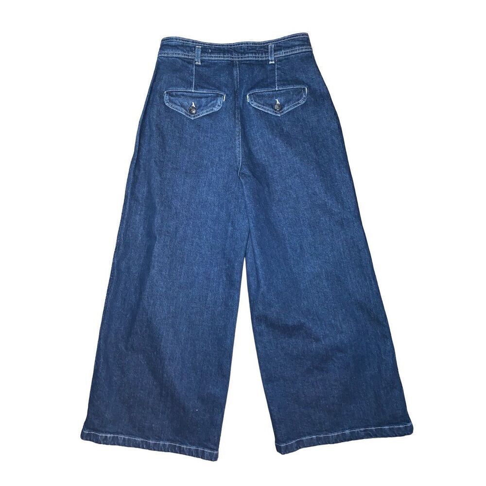 Anthropologie Closed Organic Cotton Leira High-Rise Wide-Leg Jeans - Picture 9 of 16